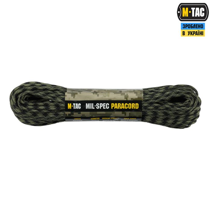 M-Tac паракорд 550 mil-spec 30m Black Forest
