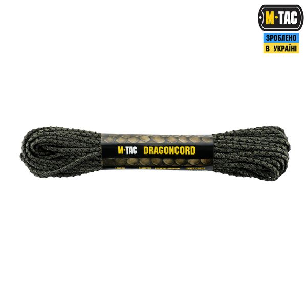 M-Tac паракорд Dragon Cord 15m Ranger Green/Black