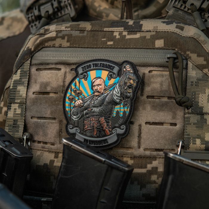 M-Tac нашивка Zero Tolerance PVC Grey