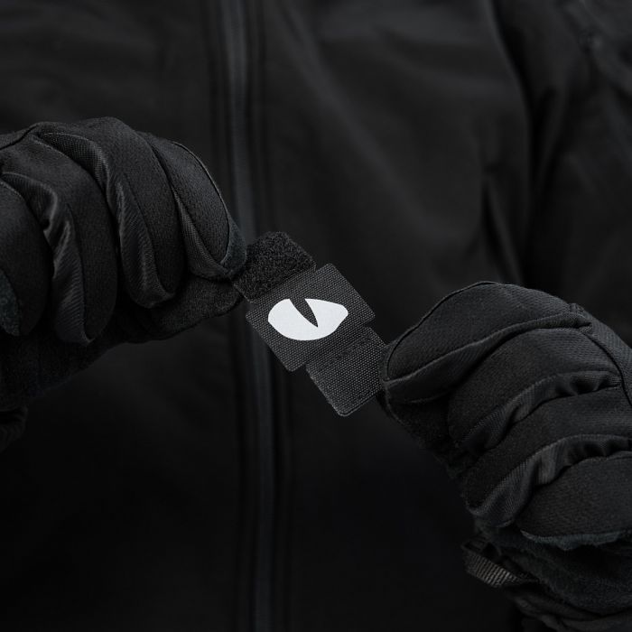 M-Tac нашивка Tiger Eyes Laser Cut (пара) Reflective Black