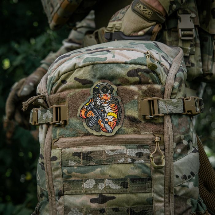 M-Tac нашивка Tiger (вишивка) Multicam/RG/Yellow