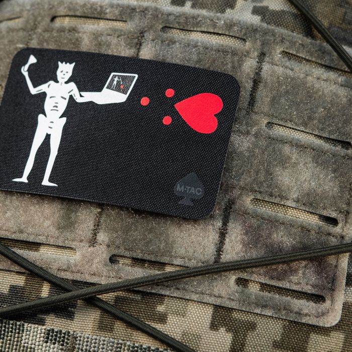 M-Tac нашивка прапор Чорна Борода IT Black