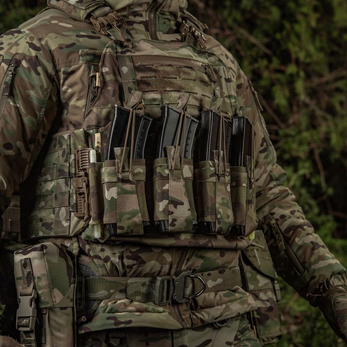 M-Tac передня панель для чохла бронежилета Sturm на 4 магазина Multicam