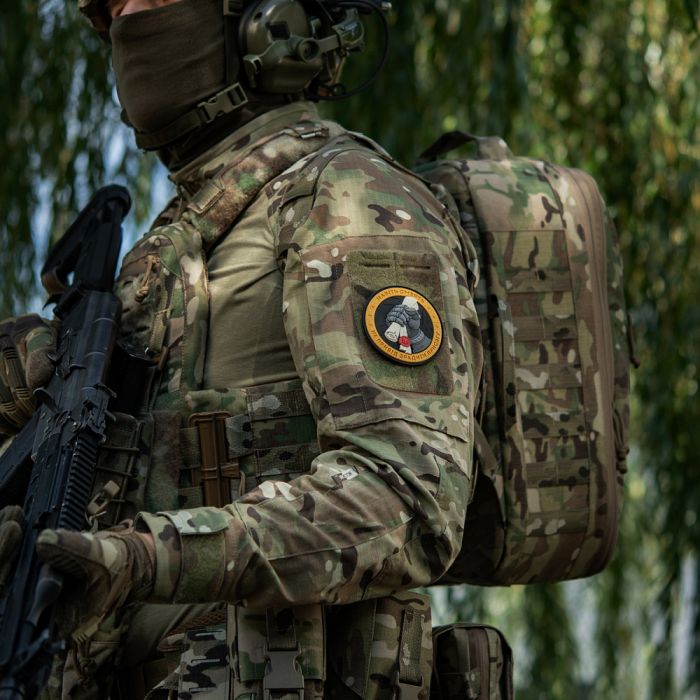 M-Tac нашивка Присяга PVC Yellow/Grey