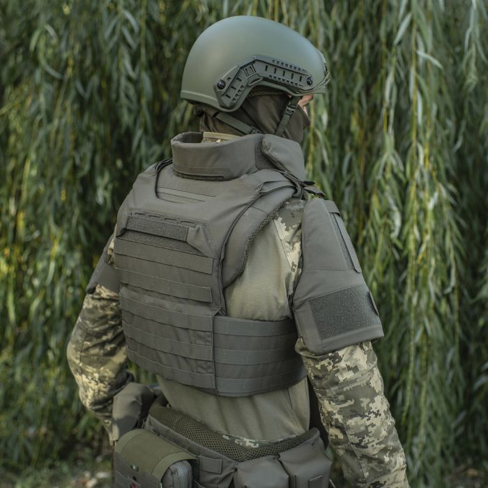 M-Tac Горжет з балістичними пакетами 1 клас захисту Elite Gen.II Ranger Green