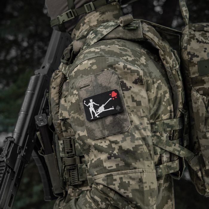 M-Tac нашивка прапор Чорна Борода Д-30 Black