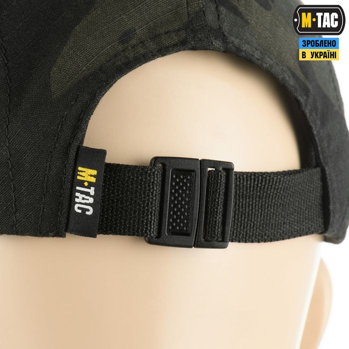 M-Tac бейсболка Five Panel NYCO Extreme Multicam Black