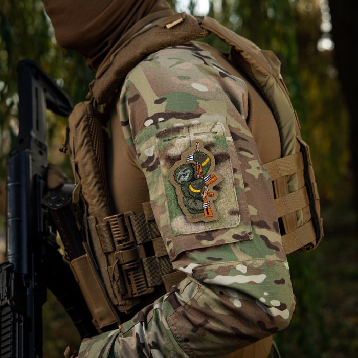 M-Tac нашивка Лінивець (вишивка) Coyote