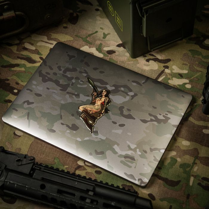 M-Tac наклейка об'ємна Tactical girl №9 РПГ Скандінавік