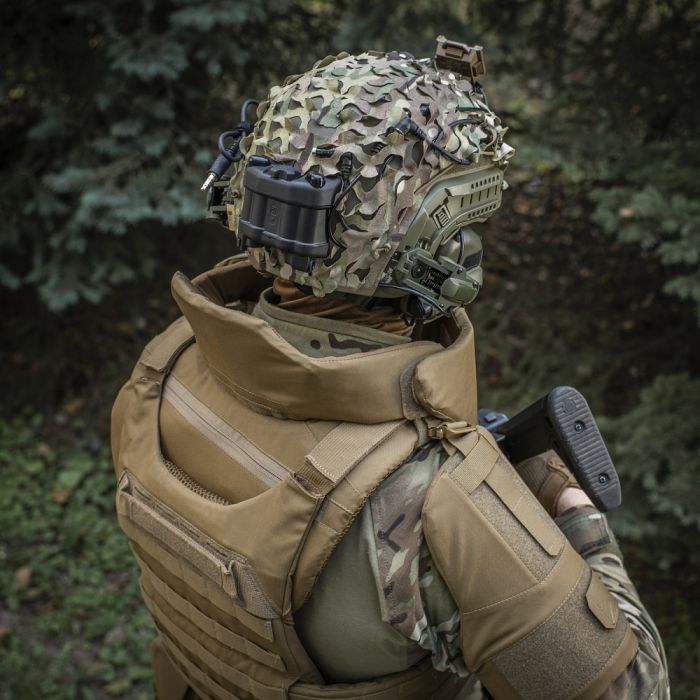 M-Tac Горжет сумісний з активними навушниками 1 клас захисту Elite Coyote