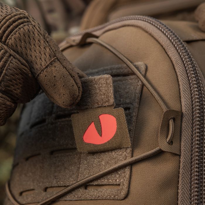 M-Tac нашивка Tiger Eyes Laser Cut (пара) Coyote/Red/GID