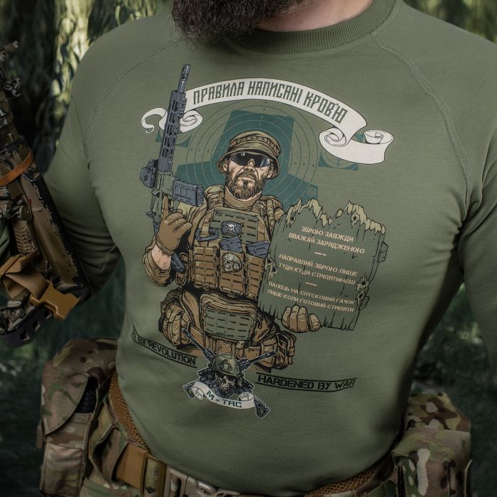 M-Tac реглан Заповіді стрільця Light Olive