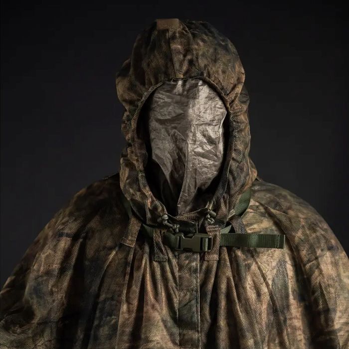 Балістика Антитепловізійне пончо-плащ "Чугайстер" (Камуфляж "Хащі")
