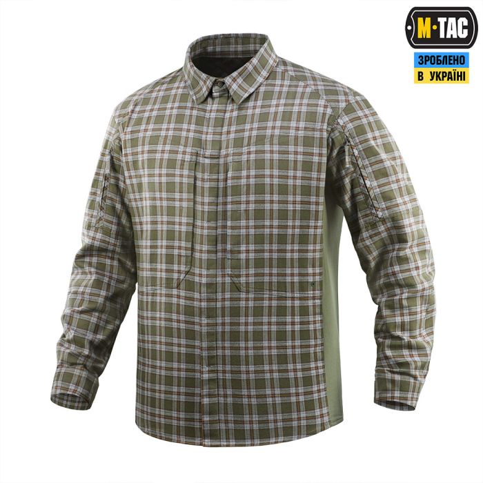 M-Tac сорочка Tactical Cotton Shirt Olive/Grey