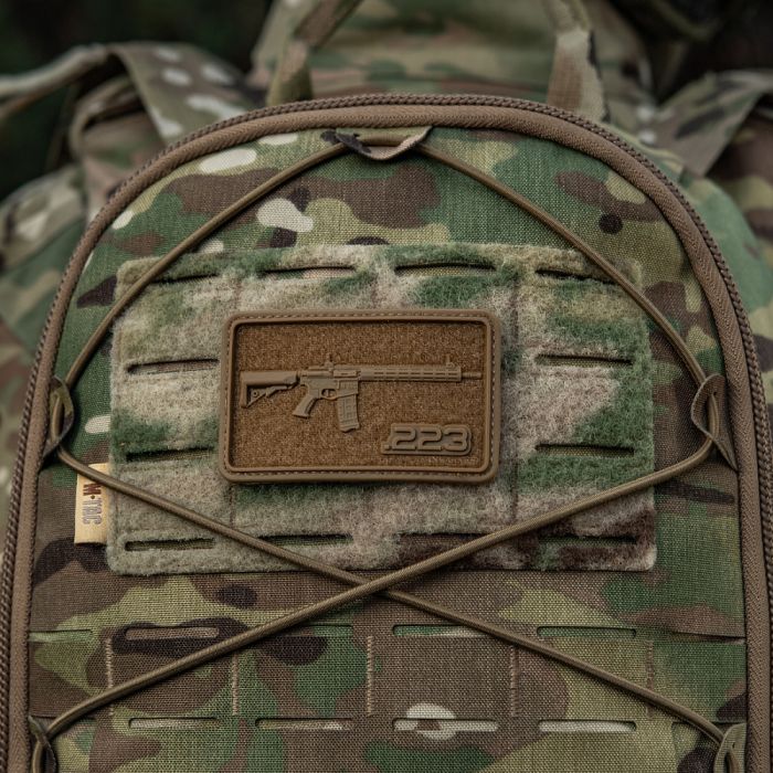 M-Tac нашивка AR-15 Velcro/PVC Coyote
