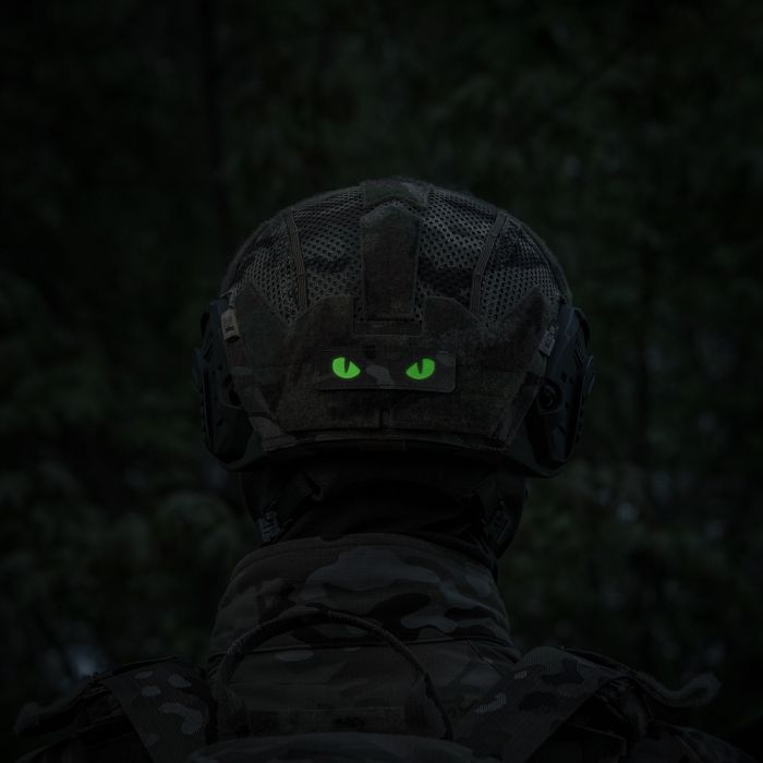 M-Tac нашивка Cat Eyes Laser Cut Multicam/Green/GID