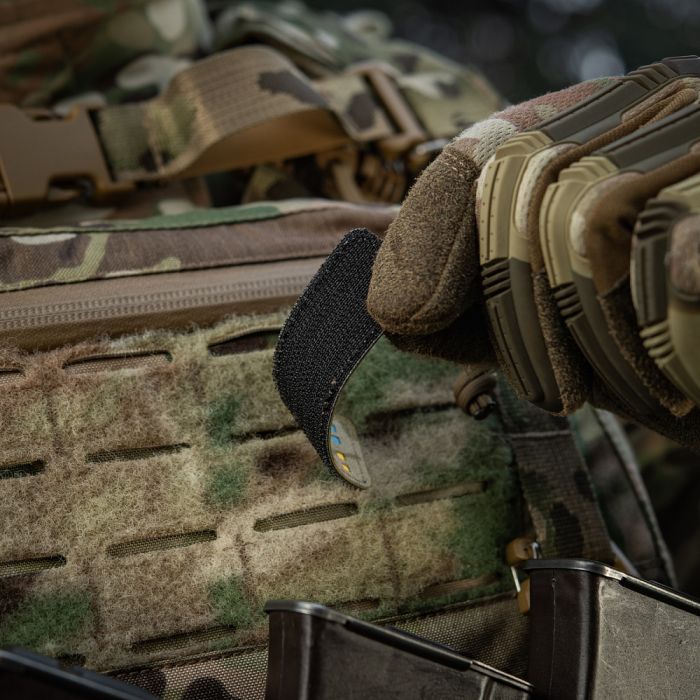 M-Tac нашивка прапор України 25х80 Laser Cut Multicam/Yellow/Blue/GID