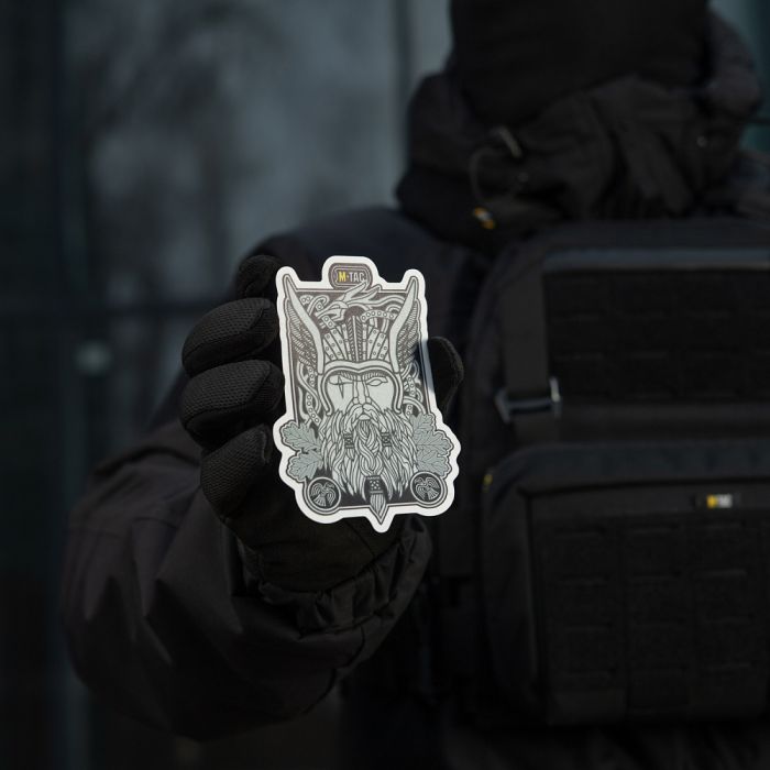 M-Tac наклейка Odin світловідбиваюча Black