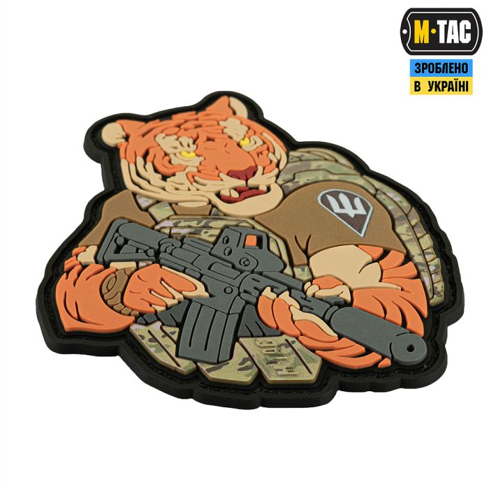 M-Tac нашивка Тигр ДШВ PVC