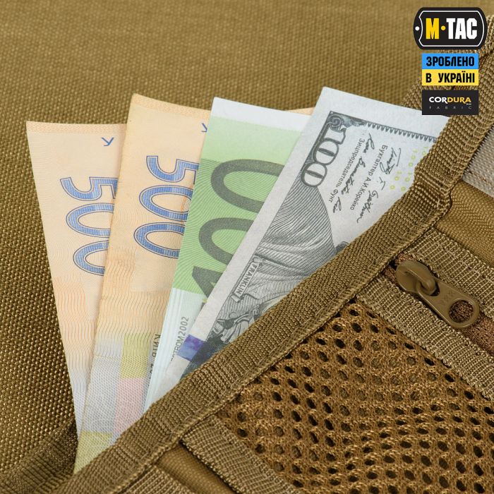 M-Tac гаманець з липучкою Elite Gen.II Hex Coyote