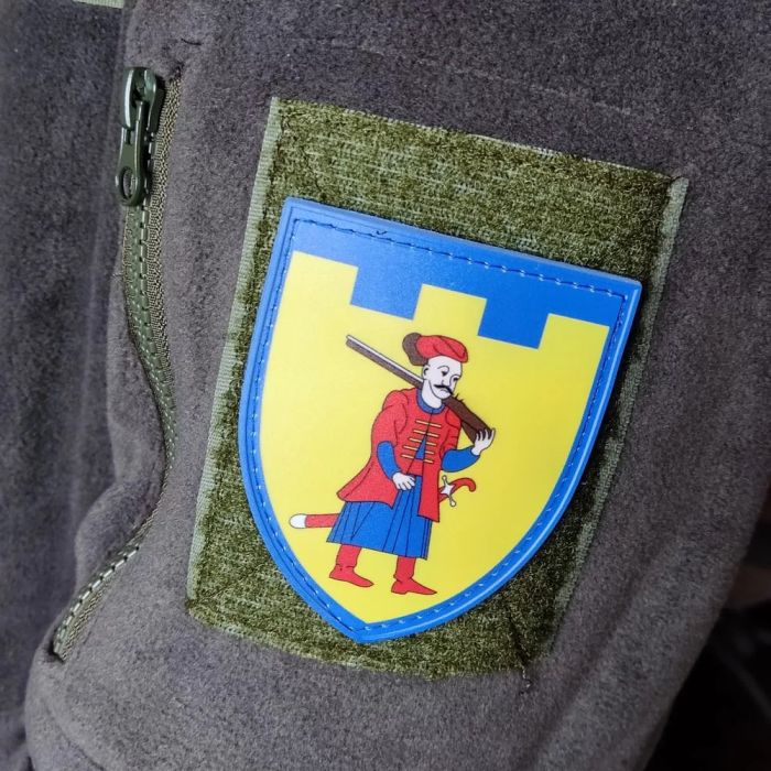 Шеврон ПВХ ТрО 110 бригади ЗСУ Запоріжжя