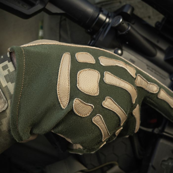 M-Tac рукавички Skeleton Nomex Olive/Coyote