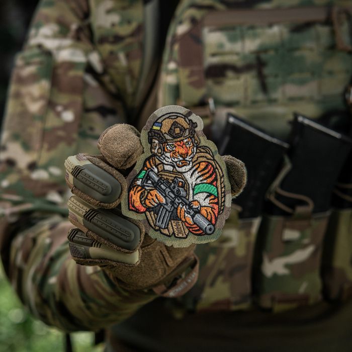 M-Tac нашивка Tiger (вишивка) Multicam/Coyote/Green