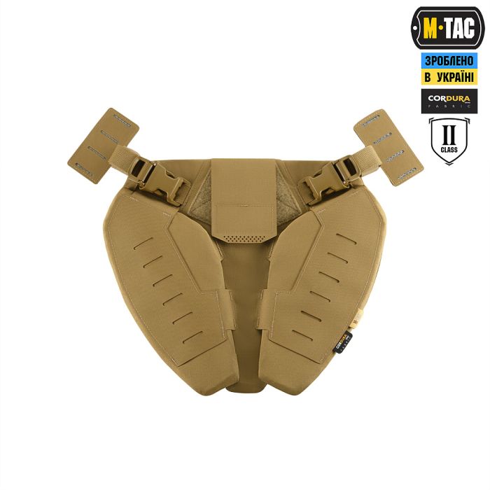 M-Tac Балістичний захист паху Groin Protection GEN.II 2 клас захисту (FMS) Coyote
