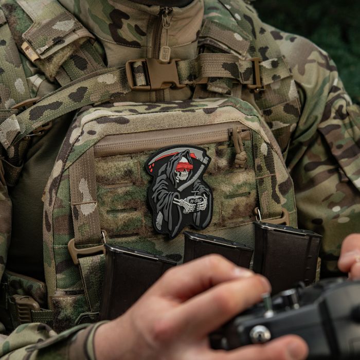 M-Tac нашивка FPV Operator PVC Black/Grey