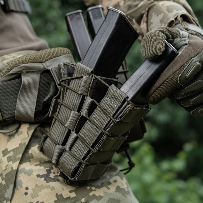 M-Tac підсумок для АК відкритий подвійний Laser Cut  Ranger Green