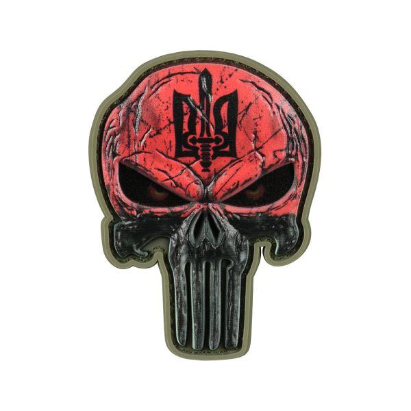 Нашивка Punisher Червоний