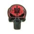 Нашивка Punisher Червоний