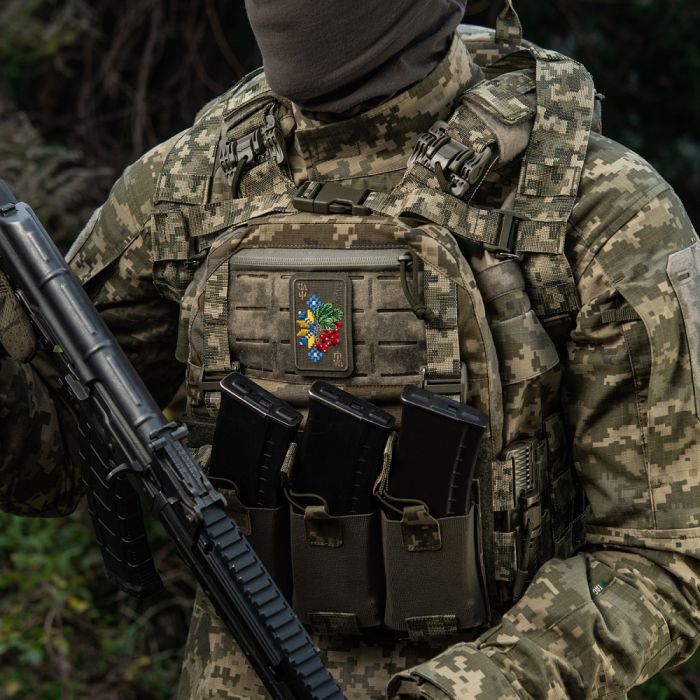 M-Tac нашивка Орнамент Калина (вишивка) Ranger Green