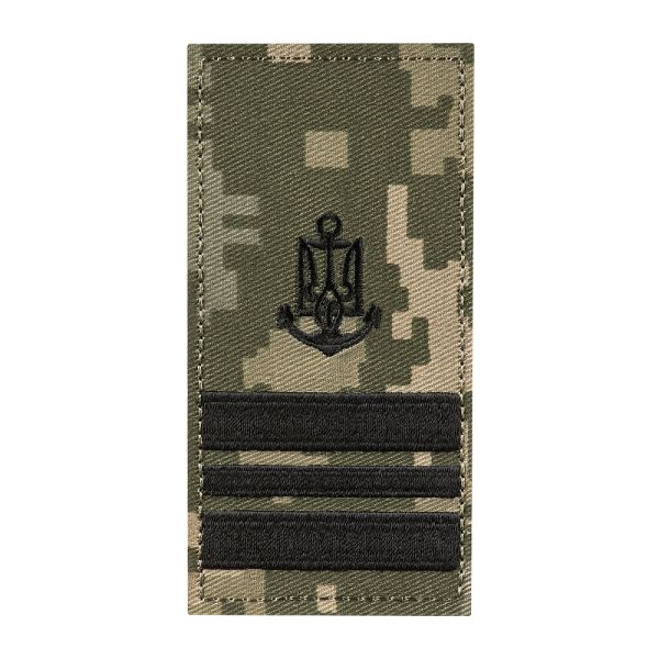 Погон на липучці ВМСУ капітан лейтенант ММ14