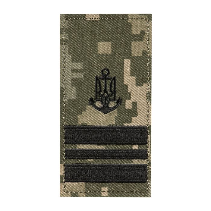 Погон на липучці ВМСУ капітан лейтенант ММ14