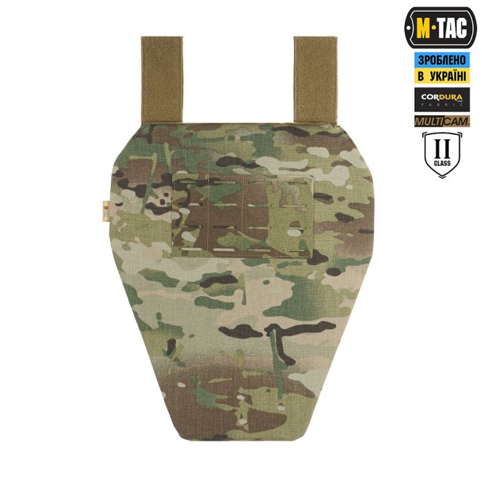 M-Tac фартух протиуламковий з балістичним пакетом 2 клас (BRONYX) Laser Cut XL Multicam