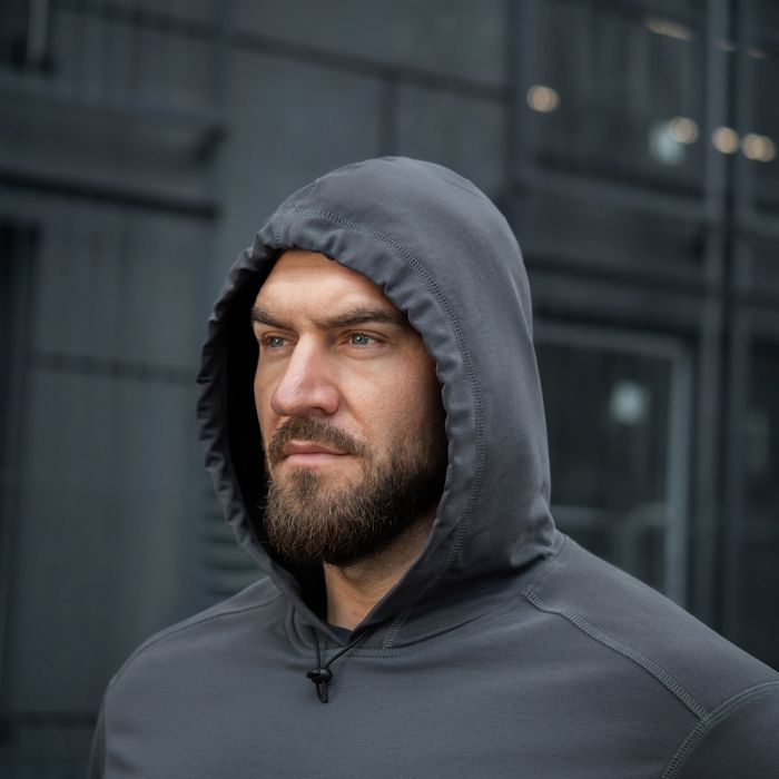 M-Tac кофта Hoodie Born by Revolution Dark Grey
