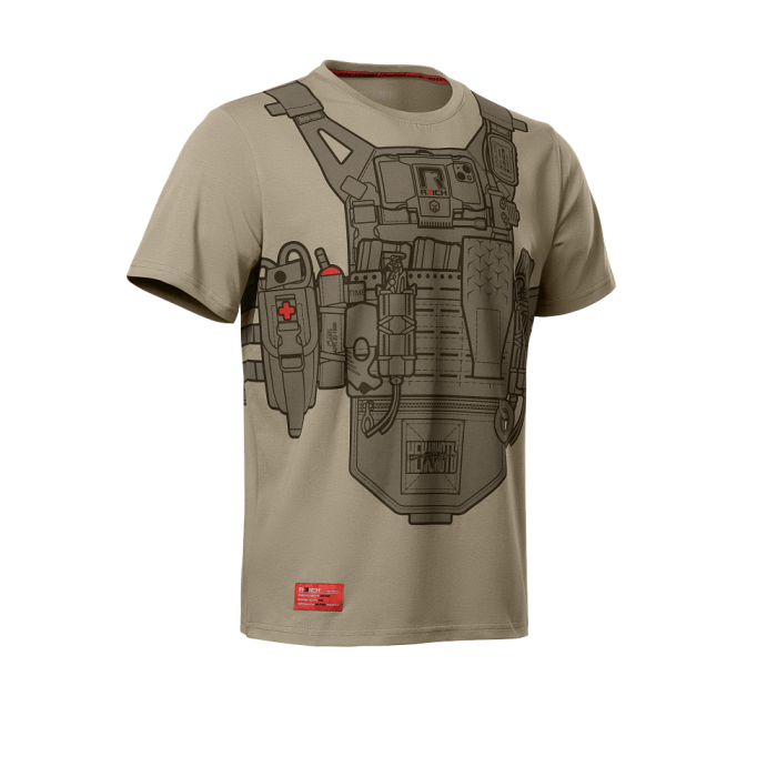 R3ich футболка Plate 5,56 V3 FDE