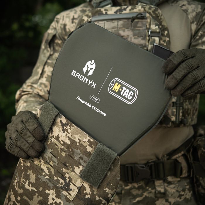 M-Tac фартух протиуламковий з балістичним пакетом 1 клас (BRONYX) Laser Cut XL MM14