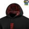 M-Tac кофта Hoodie Один в полі воїн Oversize Hard Black