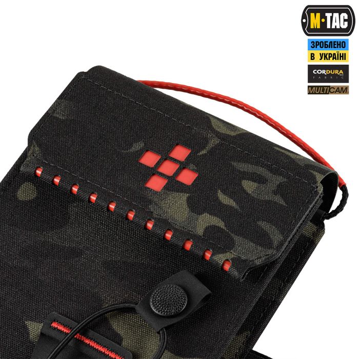 M-Tac Аптечка-вкладиш тактична індивідуальна IFAK Elite Multicam Black