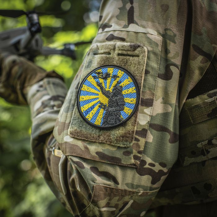 M-Tac нашивка Шлях Самурая (вишивка) Black/Yellow/Blue