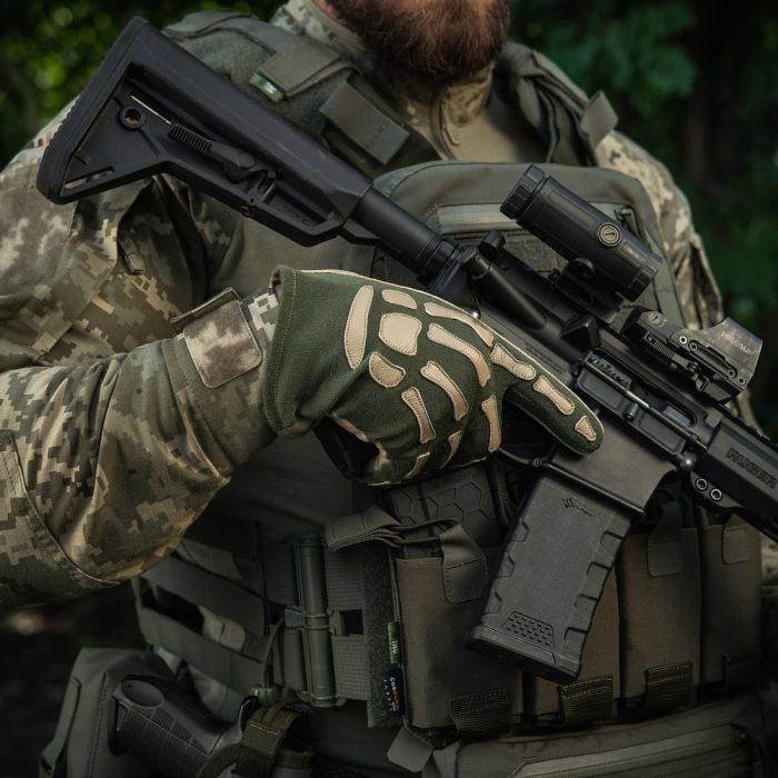 M-Tac рукавички Skeleton Nomex Olive/Coyote