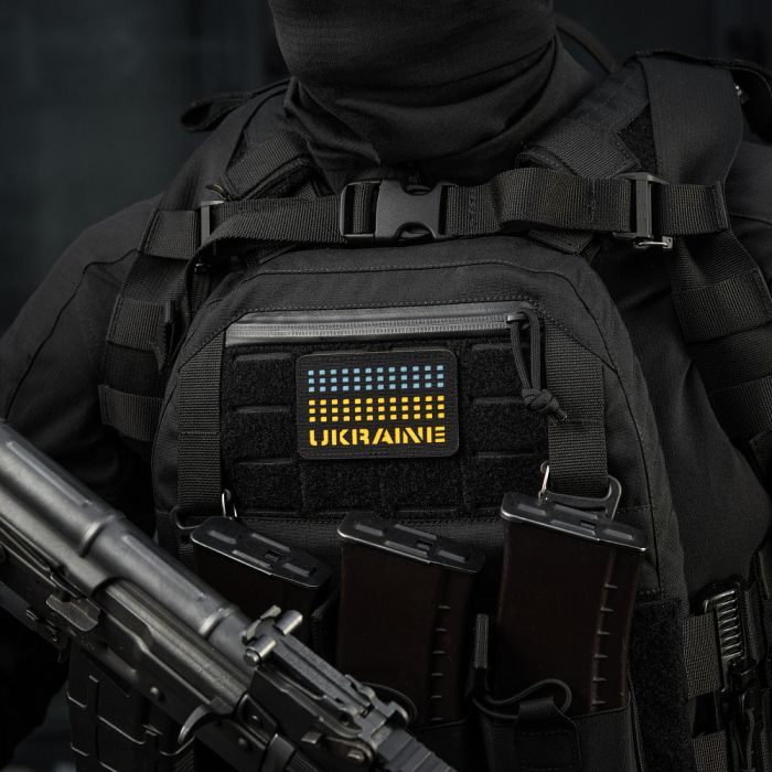 M-Tac нашивка Ukraine Laser Cut Black/Yellow/Blue/GID