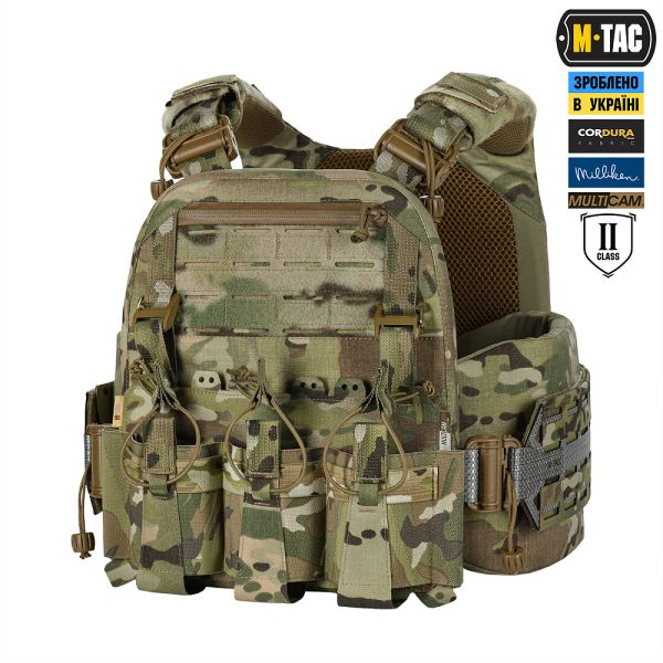 M-Tac плитоноска Cuirass Tiger FAST Elite 2 клас захисту (розмір плити М) Multicam