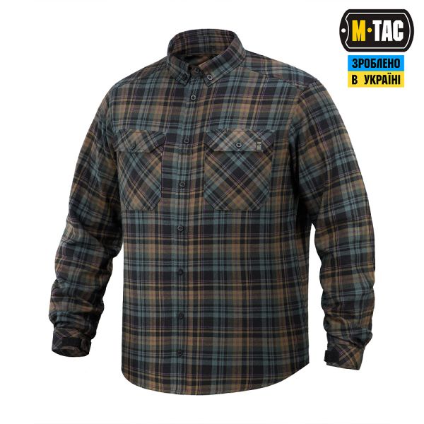 M-Tac сорочка Lumberjack Merino Cold Weather Blue/Yellow