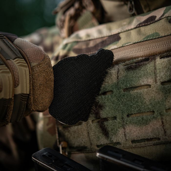 M-Tac нашивка Тигр Блакитний скотч PVC MC