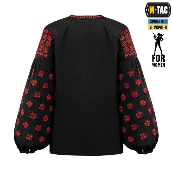 M-Tac вишиванка жіноча 100% льон чорна