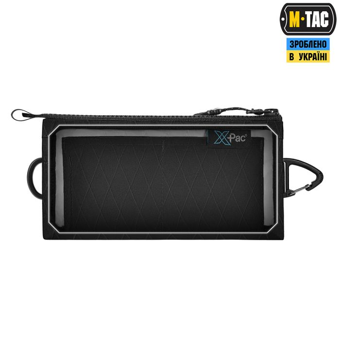 M-Tac гаманець горизонтальний з карабіном X-Pac Elite Black
