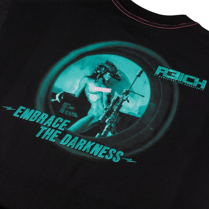 R3ICH футболка Embrace for darkness Black